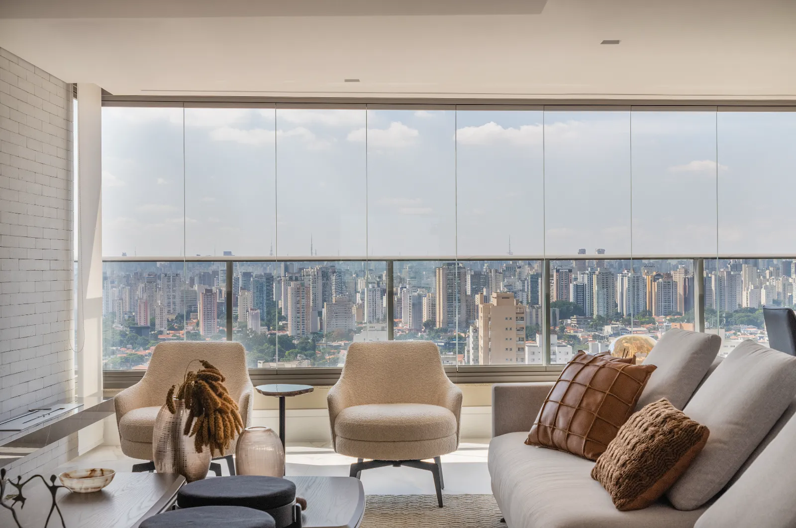 Apartamento Cardeal, estar voltado para o skyline